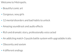 A screenshot from Metropolis: Lux Obscura’s Nintendo store page